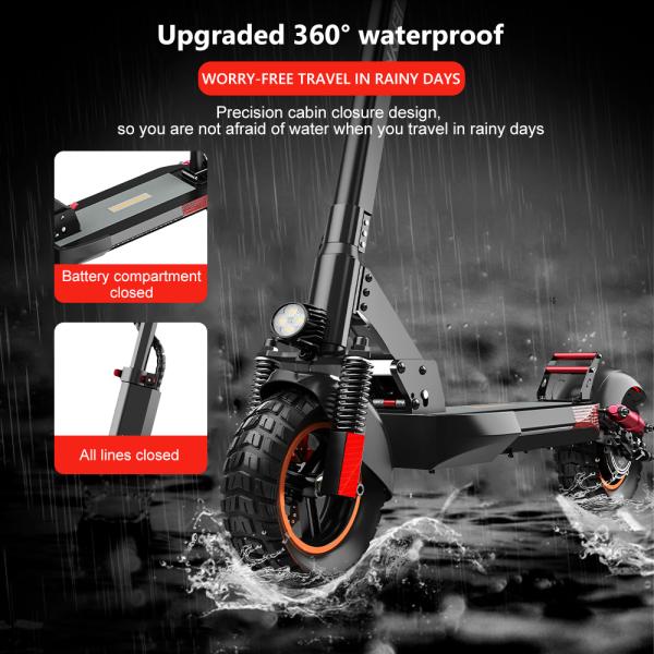 48V 500W Single Stage Motor iENYRID M4 Scooter Fast Foldable Big Wheel Adult E Scooter
