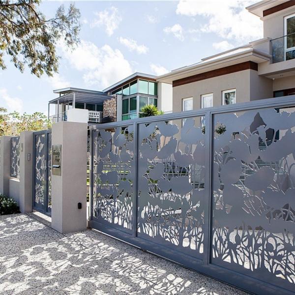 ODM Алюминиевые складывающиеся двери безопасности Внешний Алюминиевый Профиль Врат Легкий