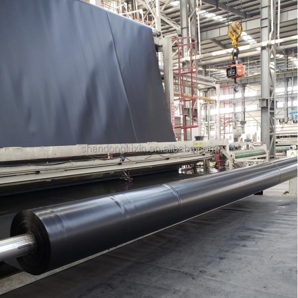 1 мм HDPE Геомембрана Рыбная прудовая подкладка водонепроницаемая прудовая подкладка 0,5 мм Черная Белая Зеленая Голубая