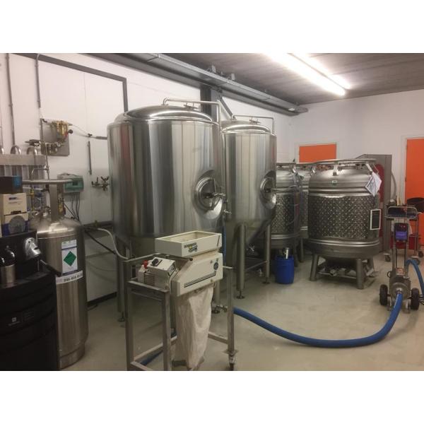 Europe compliance 1000L side manhole fermentation tanks din32 food grade