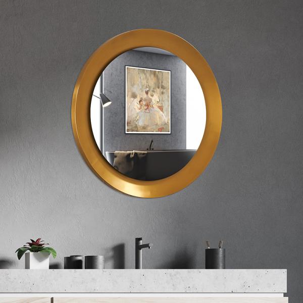 Round Gold - Framed Bathroom Mirror: Redefine Space Aesthetics, Illuminate Refined Daily Life