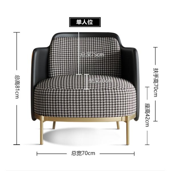 Custom Made Eco Friendly Wood And Fabric Dining Chairs For Cafes / Bar / Meeting Room