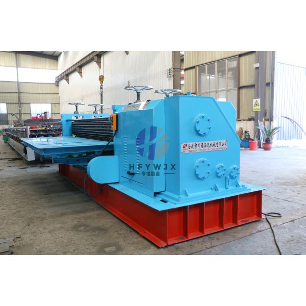 Horizontal Barrel Corrugated Roll Forming Equipment With PLC Control And 750mm-1250mm Rolling Width