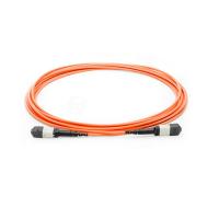 Hembra con varios modos de funcionamiento del cable del tronco de OM2 MPO a la pérdida de inserción baja de la base de la hembra 12