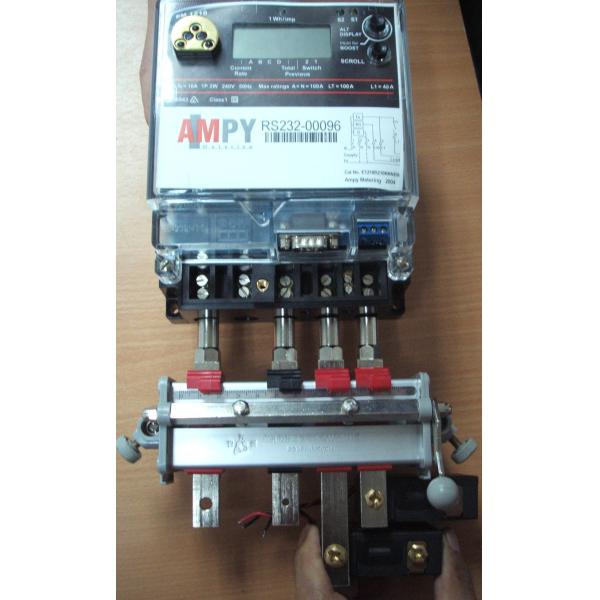 Устройство быстрого соединения с твердой структурой для однофазного и трехфазного энергометра с чистыми медными терминалами