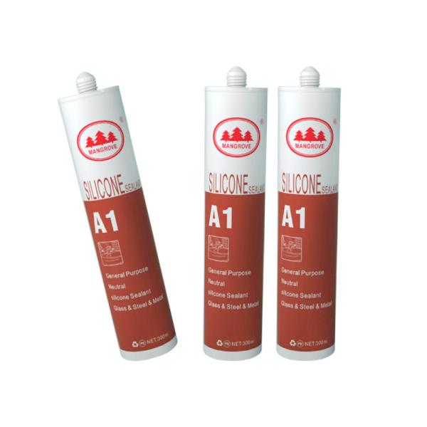 Excellente résistance aux solvants et récupération élastique de 90% dans un mastic silicone acide