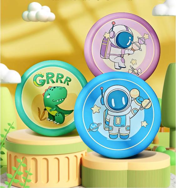 Cartoon Dog Training Interativo Toy Puppy Flyer Toy Dog Flying Saucer