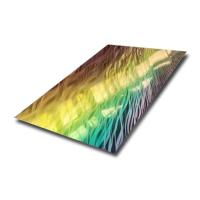 Folha de aço inoxidável decorativa padrão de ASTM com o laser 3D de superfície dos testes padrões para a fase do clube