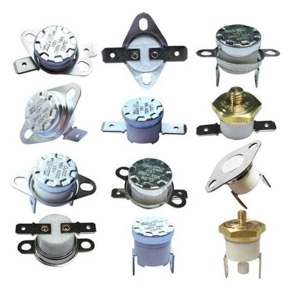 トウモロコシのpopper ksd301 250v 16a NCのタイプのための温度調整スイッチ