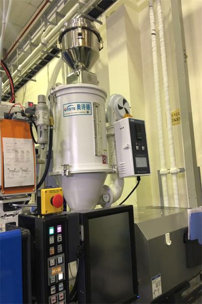 Eficiência de secagem óptima Secador de plástico com potência de aquecimento variada