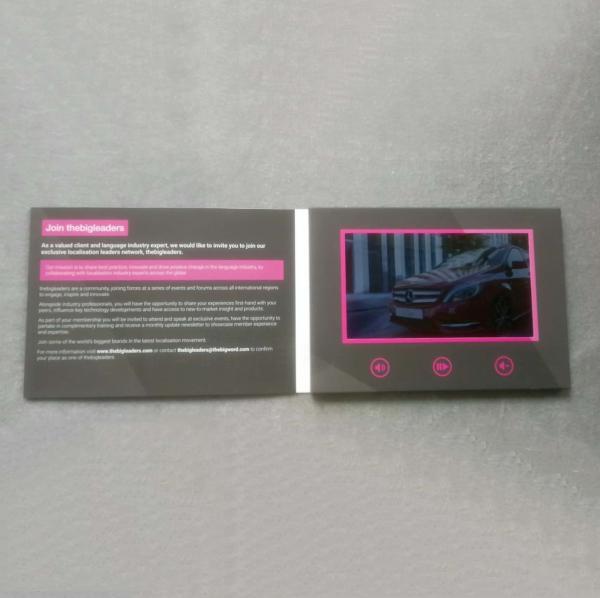 Custom Digital Video Advertising Brochure 7inch Video Brochure for Recruitment & Brand Promotion | Language Services Industry