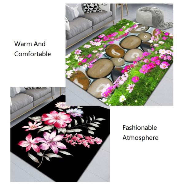 Crystal Velvet Area Rugs For Living Room 40*60cm Dining Room Rugs