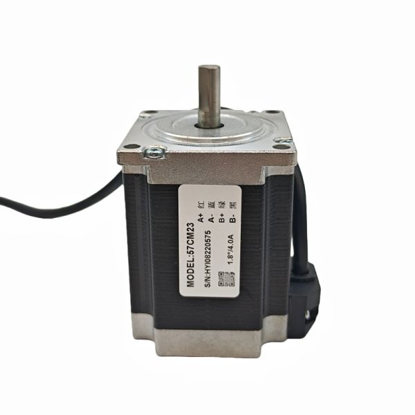 57CM23 NEMA 23 Stepper Motor with 2.3Nm Holding Torque 4A Rated Current and 57mm Frame Size for Industrial Automation
