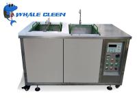 Equipamento de limpeza ultrassônico eletrolítico de tanques duplos para lavagem de molde, remover graxa e manchas de ferrugem
