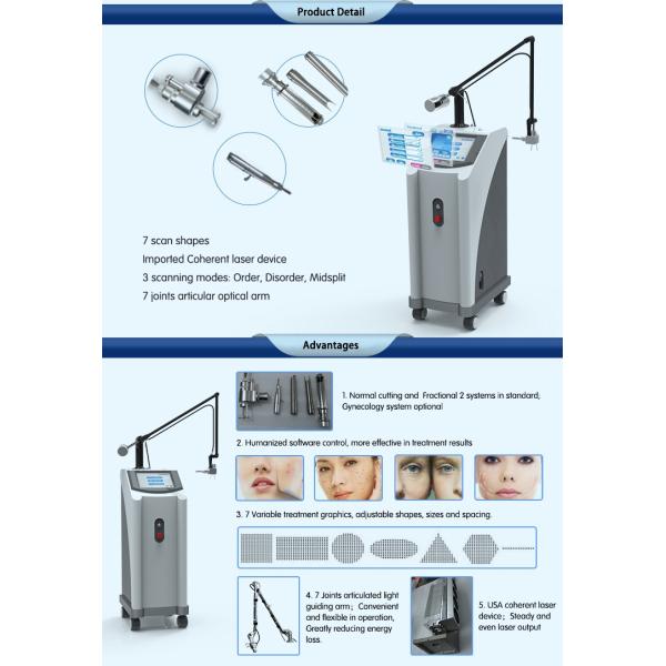 2016 laser equipment vaginal rejuvenation skin rejuvenation medical surgical 10600nm fractional co2 laser system machine
