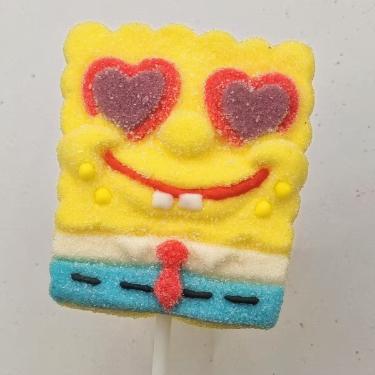 Cartoon Character Marshmallow Lollipops