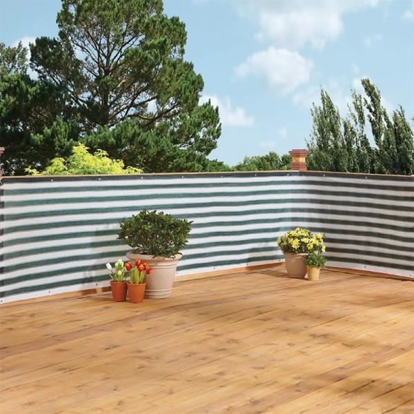 Balcony Hdpe Knitted Garden Privacy Windscreen Fence Net Screen Netting For Garden