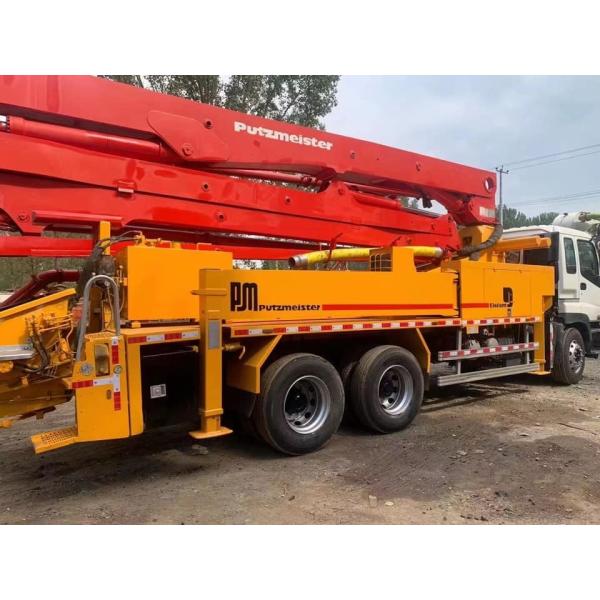 2009 Putzmeister 38 Truck Concrete Pump Vibrating Amplitude 2.6mm 33000kgs for Benefit