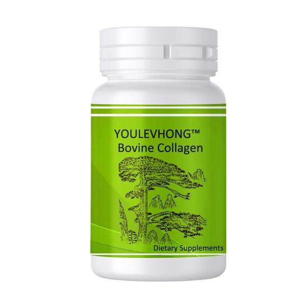 Health Hair And Bones 70-Calorie Unflavored Gluten Free Bovine Collagen Supplement (Types I / III Tested)  Gluten Free And Non-GMO