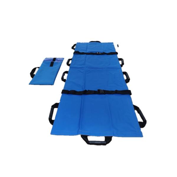 Folding Stretcher 10 Handles Sheet Medical Soft Stretcher Carry Bag Surgical Medical Kit 178cm