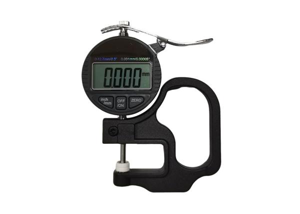 Calibrador electrónico de profundidad y espesor de alta calidad 0-12,7 mm/0-0,5″ con garganta de 30 mm