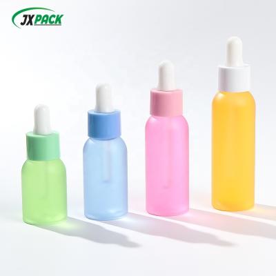 Bouteille de gouttelette de sérum de soins de la peau transparente PET Bouteille de pulvérisateur de type pompe à joints en plastique
