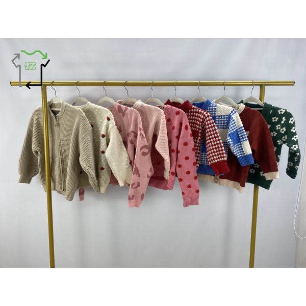 Comfortable Second Hand Winter Sweater Warm Fashion Mixed Size For Children