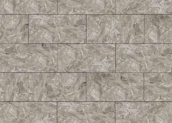 Honed Finish Porcelain Rectangular Ceramic Floor Tile Grey Color Metamorphic Rocks Look
