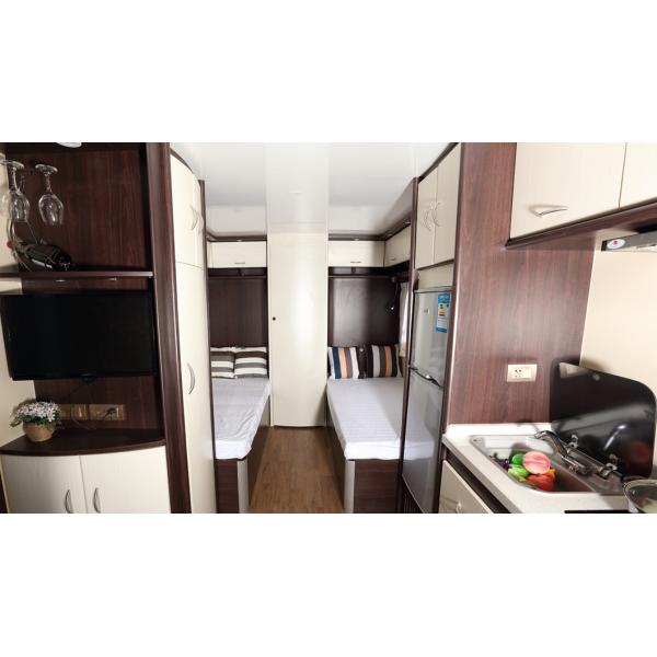 Трейлер каравана туриста ЭПА стандартный с задним варя холодильником кабины