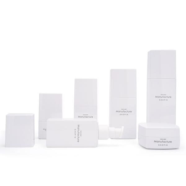 Square Cosmetic Bottle 340/350ml Plastic Lotion Bottle with Customizable Color and Screen Printing for Body Care Cream Packaging