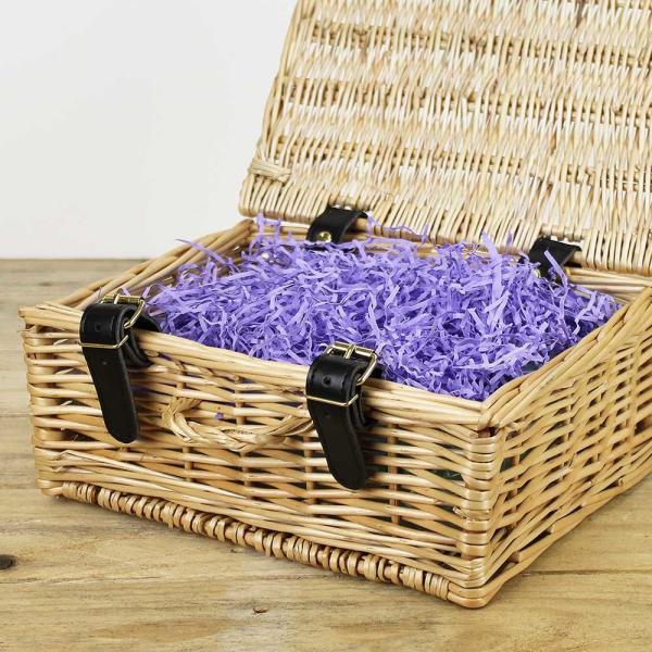 Offset Printing Wedding Light Purple Crinkle Paper 80gsm Gift Box Filling