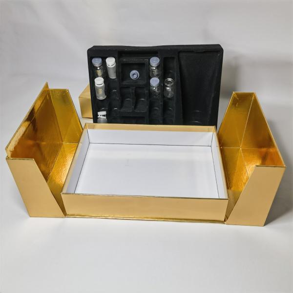PMS Printed Cosmetic Box Kraft Paper Folding Corrugated Box Lamination FSC