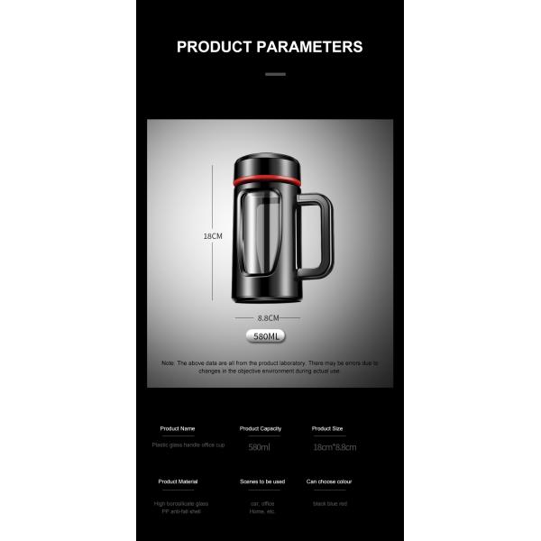 CLASSIC Design Style Unbreakable Double Wall Tea Infuser Water Bottle for Easy Travel