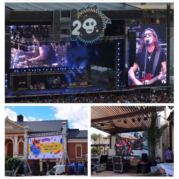 Стена СИД P3.91 4K 3840Hz 500X1000mm видео- для рекламировать прокат