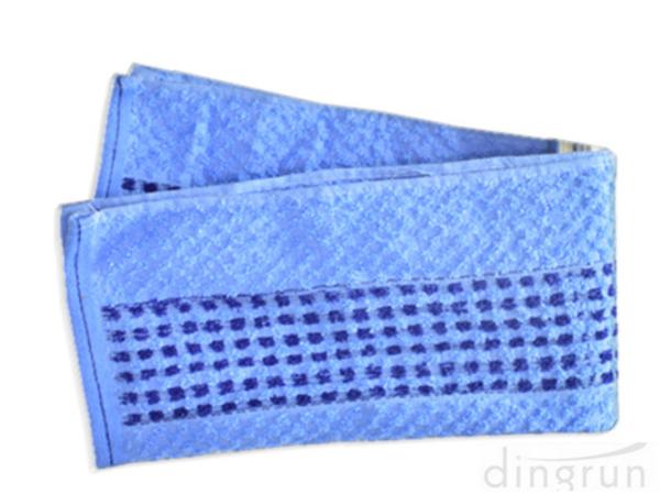 48*70cm	Blue Color Kitchen Tea Towels Quick Dry Waffle Weave