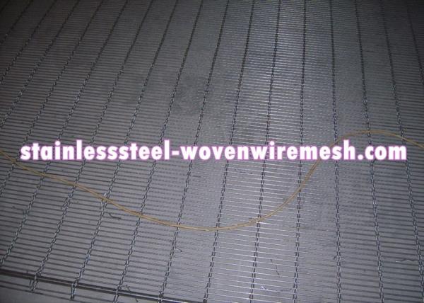 Bright Stainless Steel Woven Wire Mesh With Cable Wire for Decoration