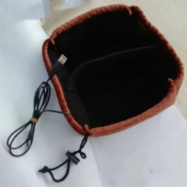 Складывая форму сумки обеда сумки электрического топления 5В нагретую кубическую