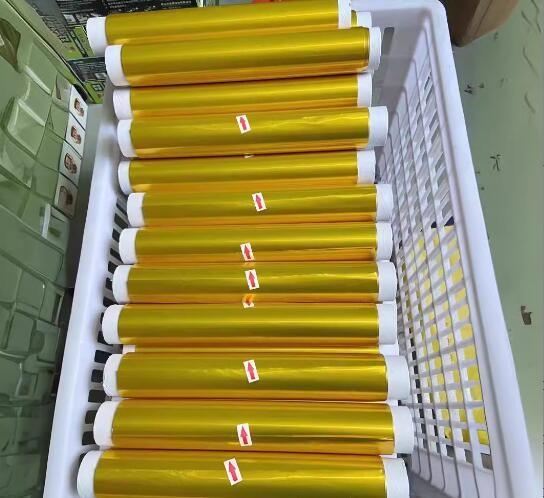 Customized Golden And  Colored Printed Aluminum Foil For Candy Package Or Chocolate Package In Sheet/on Roll