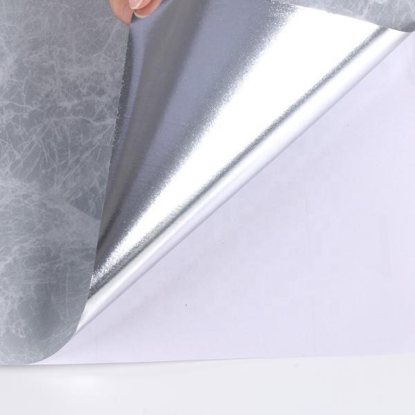 ECO White Marble Effect Wallpaper 10m Waterproof Oil Proof Wallpaper