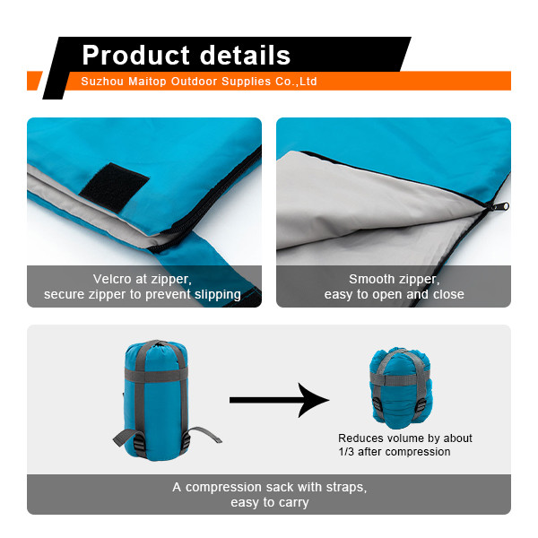 Ultralight 3 Season Camping Sleeping Bags Envelope Sleeping Bag For Camping