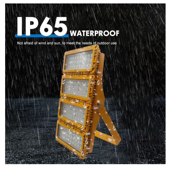 300W LED Explosion Proof Flood Light High Temperature T5 80°C Steel Mill Foundry Desert IP66 Die-Cast Aluminum ADC12