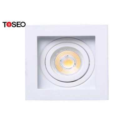 O diodo emissor de luz Recessed quadrado Downlights 100mm RoHS da sala de visitas certificou