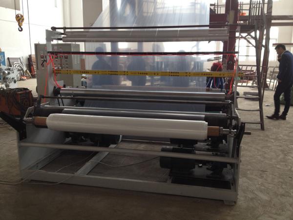 2000mm Single Layer Plastic Film Blowing Machine With Double Winder