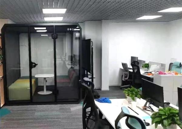 Vagem de encontro à prova de som de vidro transparente