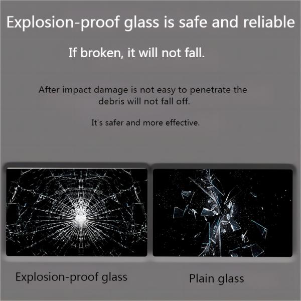 Душ Смарт стеклянный стена полное освещение до декора портативный декоративный для ванной зеркало