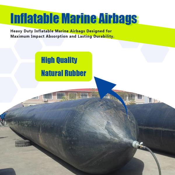 Inflatable Marine Airbags Excellent Elasticity Easy To Operate High Pressure Resistance