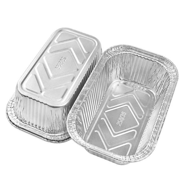7 folha de alumínio da polegada 8011 em volta das bandejas ou do recipiente de Tray With Lid For Food
