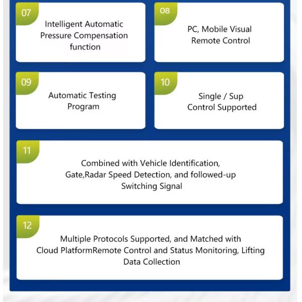 Automatic Hydraulic Bollard with 304/316 Stainless Steel LED Lights and Hydraulic System for Secure Parking