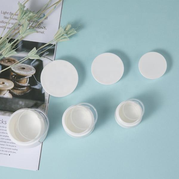 Wholesale Custom Logo Plastic Cosmetic Jar15g 30g 50g Cream Empty White Cylinder