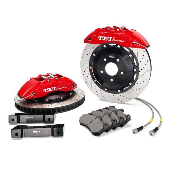 TEI Racing P60ES 6 поршневый большой тормозный комплект для Mazda CX5 Переднее колесо 19 дюймов